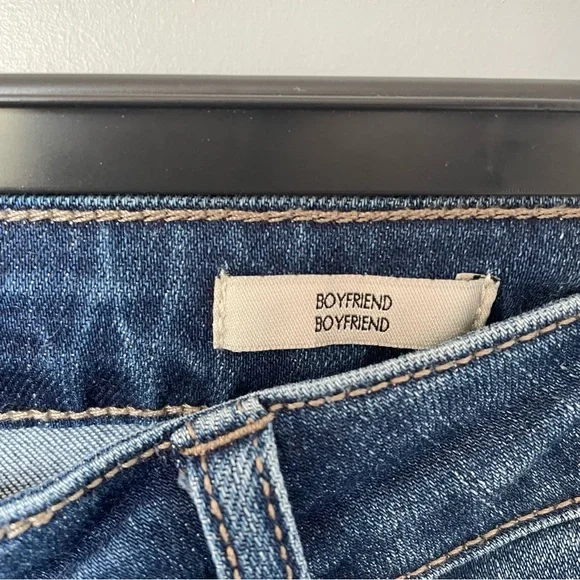 Calvin Klein Women's Dark Blue Cropped Jeans - Picture 3 of 8